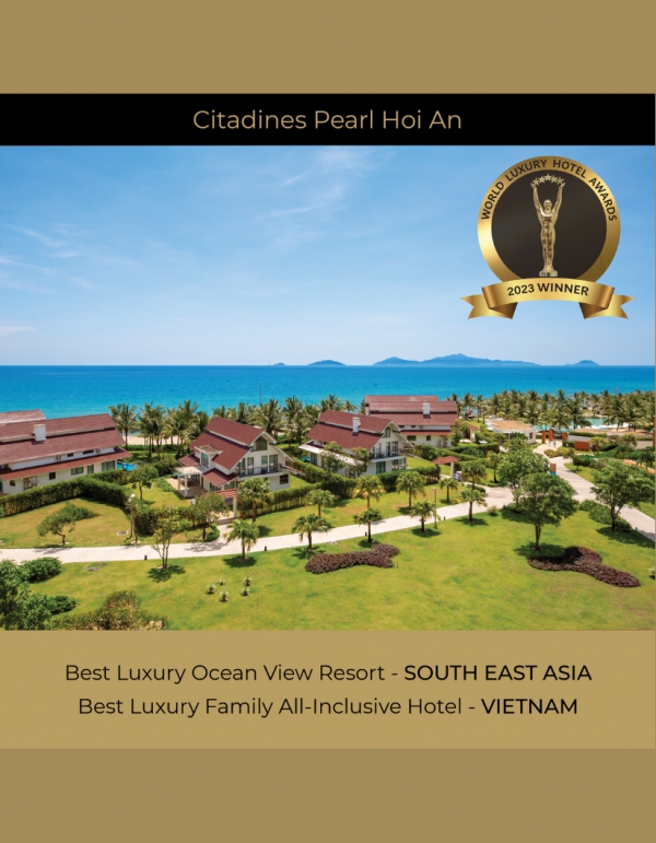 Citadines Pearl Hoi An vinh dự nhận giải thưởng World Luxury Hotel Awards 2023