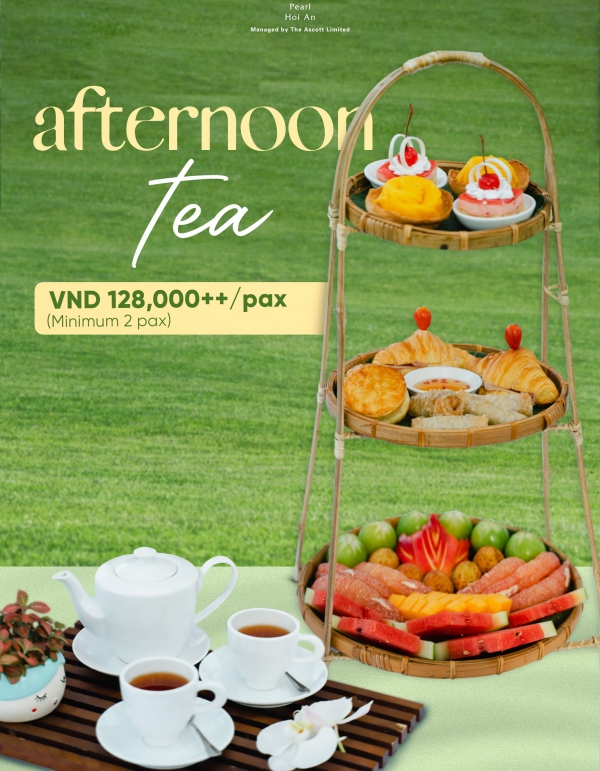 Relish an attractive afternoon tea set at Citadines Pearl Hoi An