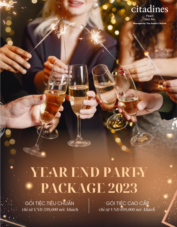 Year End Party 2023 & Kick Off 2024 Package At Citadines Pearl Hoi An